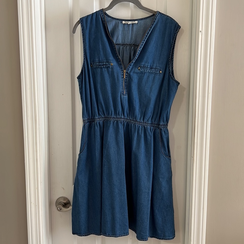 Speed Control New York Lightweight Denim look dress Sleeveless